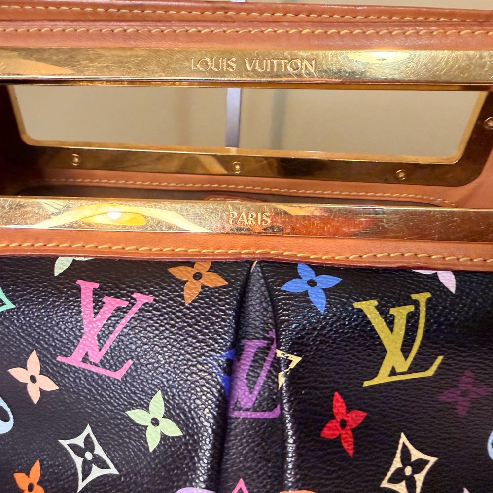 Louis Vuitton Murakami Multicolor Monogram Judy GM Bag - Picture 2 of 16